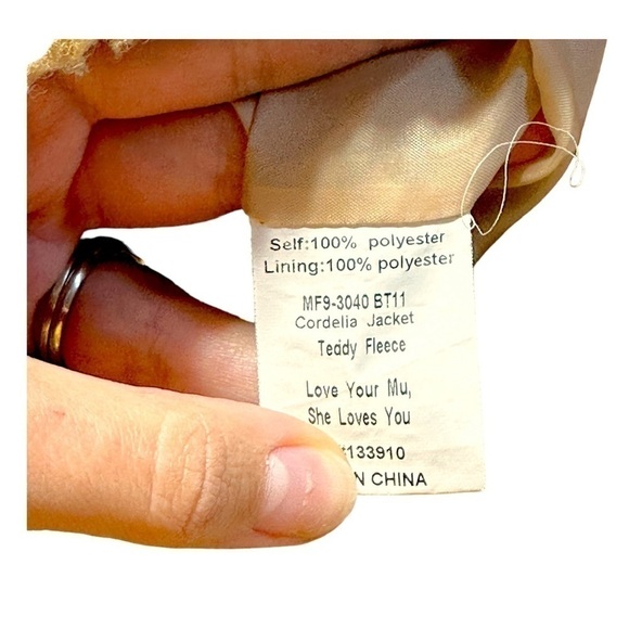 Show Me Your Mumu Faux Shearling Cordella Jacket | U.S. Woman’s XSmall - Picture 10 of 10